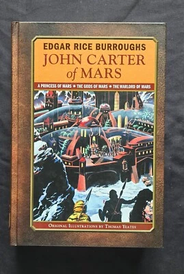John Carter of Mars Trilogy by Edgar Rice Burroughs (2009 HC) JD - Image 1 of 4