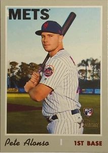 Topps Heritage High Numbers RC #519 2019 Pete Alonso Mets - Foto 1 di 1