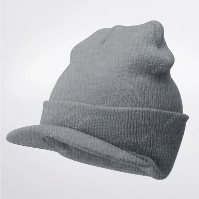 Bill Visera Puño Gorro Tejido Gorra Sombrero Esquí Ala Gruesa Cálido Invierno Unisex HECHO EN EE. UU. Foto 1 de 4