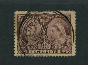 Canada Scott # 57 VF Used 10c Stamp Cat $120 - Picture 1 of 2