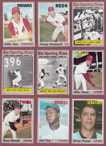 1970 Topps Baseball (264-372) * You Pick * Conditions Listed - Picture 1 of 225