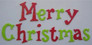 Letras de aglomerado brillantes Doodlebug *Feliz Navidad*  - Imagen 1 de 1
