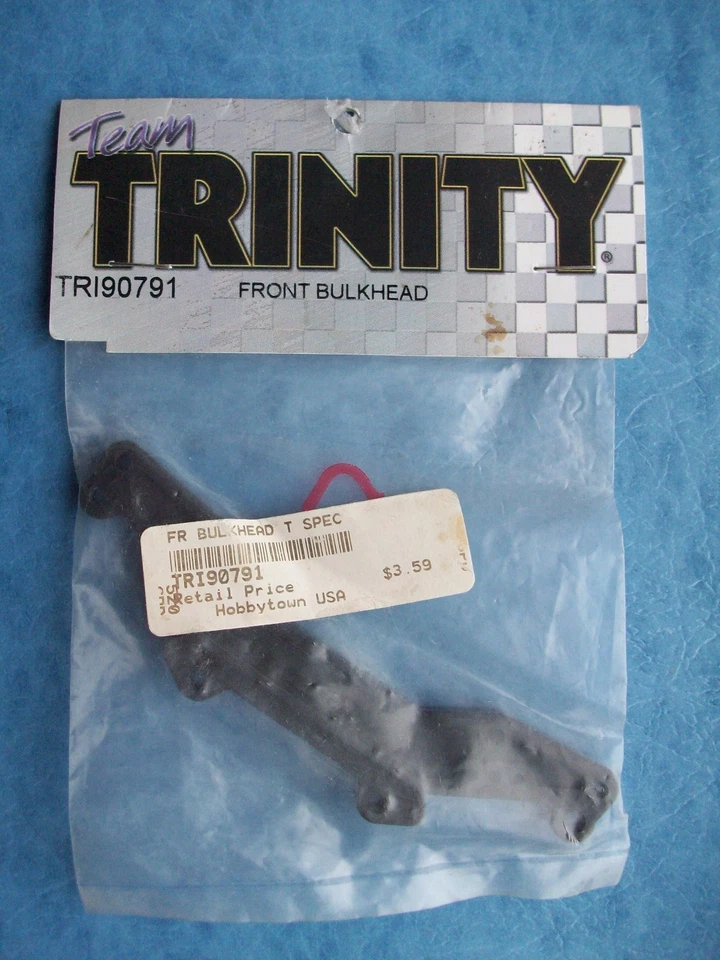 VINTAGE TRINITY 90791 FRONT BULKHEAD  T SPEC BLACK WIDOW TRI90791 NIP - Image 1 of 1