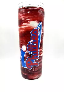 Su misura ""Philadelphia Phillies"" 20 oz. tumbler - SPEDIZIONE GRATUITA - MLB - Foto 1 di 8