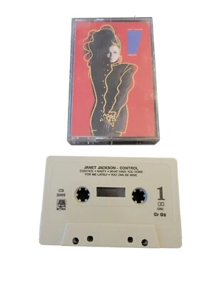 JANET JACKSON CONTROL 1986 VINTAGE CASSETTE TAPE USED - Image 1 of 3