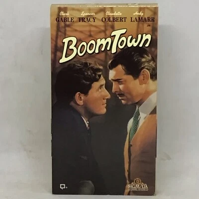 Boom Town (VHS, 1990) Starring Clark Gable, Spencer Tracy, Claudette Colbert - Image 1 of 4
