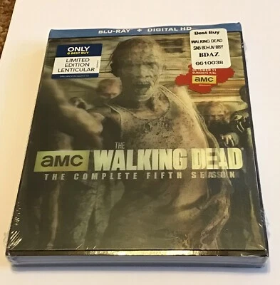 THE WALKING DEAD LIMITED EDITION LENTICULAR COLLECTOR COMPLETE 5 SEASON - Image 1 of 2