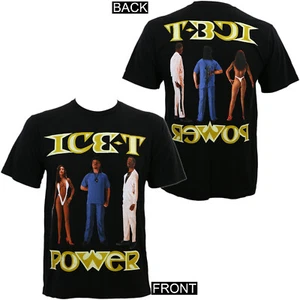 Authentic ICE-T Power Album Cover Gangster Rap Slim Fit T-Shirt S-2XL NEW - Picture 1 of 4