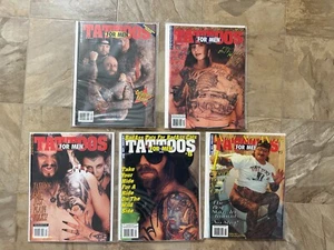 Tattoos For Men Magazine [Lot of 5 · 1994/95 · Collector's Edition] - Picture 1 of 6