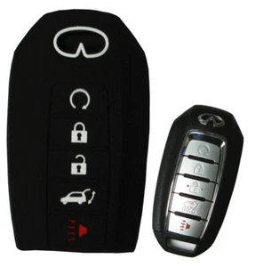 Llavero Entrada Sin Llave Goma Cubierta Remota para Infiniti QX60 2022 2023 2024 2025 - Imagen 1 de 1