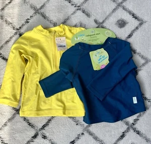 Baby Boy swimsuit rash guard Lot Of 2 i Play & Primary Size 12-18 Months NTW - Picture 1 of 5