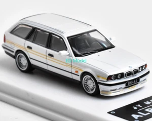 BN JY 1:64 White E34 Touring Alpina Wagon Sports Model Diecast Metal Car - Picture 1 of 2