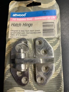 Attwood Marine 66027-3 SS Hatch Hinge 3x2-13/16 - Stainless Steel NEW NOS BOAT - Bild 1 von 1