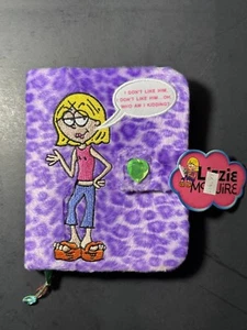 Diario de peluche difuso púrpura vintage Applause Lizzie McGuire - Imagen 1 de 20