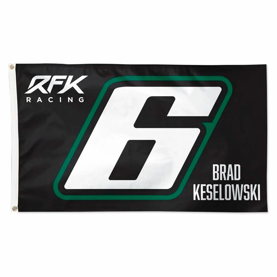 Brad Keselowski #6 RFK гонки Nascar двусторонний 3 x 5 флаг Бесплатная доставка - Изображение 1 из 1