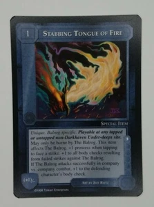 MITTELERDE CCG MECCG BALROG STECHEND TUNGE OF FIRE MEBA BALROGS GASTGEBER LOTR - Bild 1 von 2