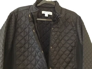 Pure energy women’s quilted with knit side panels black jacket3x-front pockets - Picture 1 of 12