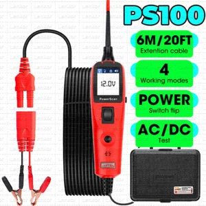 Autel PowerScan PS100 2025 Sistema Eléctrico Coche 12V/24V AVOmetro Probador de Circuito - Imagen 1 de 14