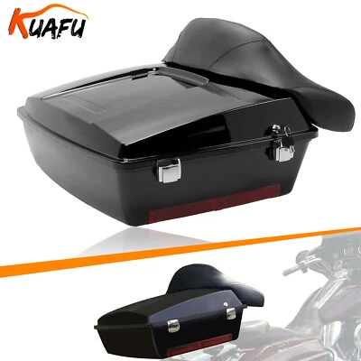 Chopped Luggage Trunk For 1997-2013 Harley Davidson Touring Street Electra Glide - Image 1 of 4