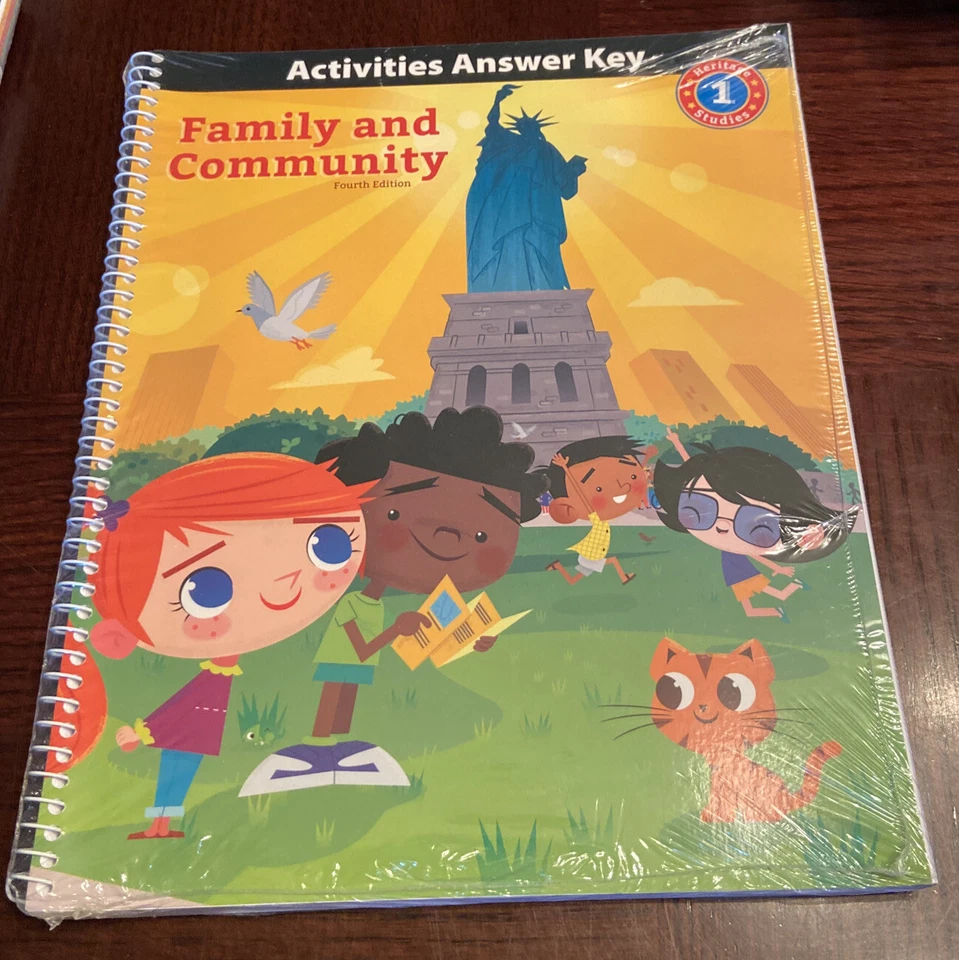 BJU Heritage Studies 1 Family and Community Activity Answer Key 4th Ed. 517425