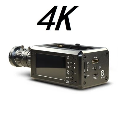 4K Camera 3" inch Screen HDMI  Live Broadcast USB Webcam Lens 5-12mm - Image 1 of 4