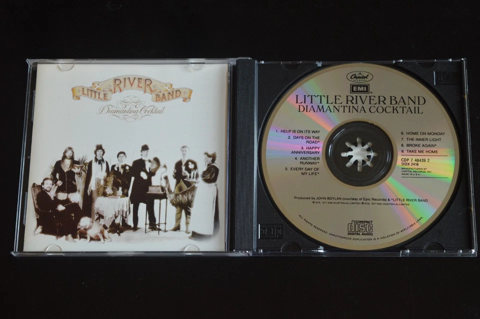 Little River Band Diamantina Cocktail CD Original Capitol Records USA Pressing - Image 1 of 1