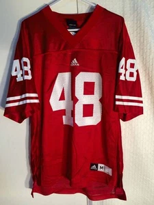 Adidas NCAA Jersey Wisconsin Badgers #48 Red sz L - Picture 1 of 1
