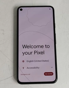 Google Pixel 5 GD1YQ 128 GB Android 13 Negro Bloqueado Para Verizon Smartphone - Imagen 1 de 6