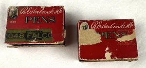 Plumillas estilográficas Esterbrook vintage #048 Falcon, 2 cajas, ~200?, envío gratuito - Imagen 1 de 18