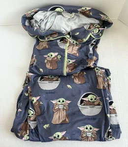 Nite Munki Star Wars 2X Baby Yoda Grogu 2 Piezas Conjunto de Pijama Pantalones Pijama para Dormir - Imagen 1 de 11
