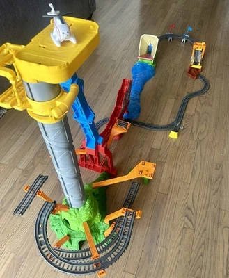 Thomas & Friends Sky High Bridge Jump Track Master Railway Playset Read - Image 1 of 4