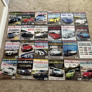 24 Porsche Excellence Magazine (Lot 3 Of 7) 2013-2015 PlsCDesc 911 RCR Spyder - Picture 1 of 24