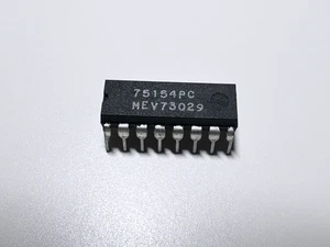 5PCS 75154PC MEV Quad RS-232 Line Receiver IC DIP-16 - Picture 1 of 2