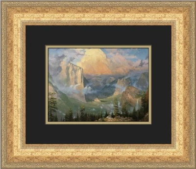 Impresión enmarcada personalizada Thomas Kinkade Valle de Yosemite tarde Foto 1 de 2