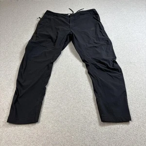Pantalones Nike Hombres 36 Negros Elastizados Cordón Cremallera Bolsillo Atlético Ropa de Calle Deportes - Imagen 1 de 12