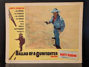 1963 BALLADE OF A GUNFIGHETR 11X14 ORIGINAL LOBBY CARD WESTERN MARTY ROBBINS - Bild 1 von 4