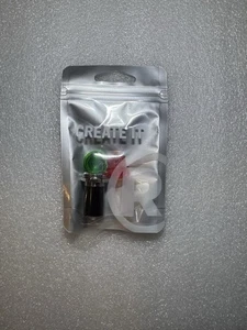 Radio Shack T-3 1/4 Miniature Bayonet Lamp Base Red & Green Lens, 272-0325. New! - Picture 1 of 2