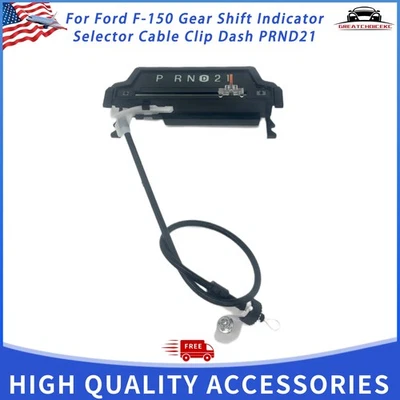 Fits 1999-2003 Ford F-150 Gear Shift Indicator Selector Cable Clip Dash PRND21 - Imagem 1 de 4