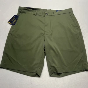 NWT Polo Ralph Lauren Performance Shorts Men 33 Tailored Fit Green 9" Inseam - Picture 1 of 14