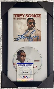 TREY SONGZ SIGNED + FRAMED “THE GOLDEN CHILD” CD ALBUM AUTOGRAPH - PSA/DNA COA - Picture 1 of 4