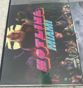 Hotline Miami RARE Nintendo Switch U 42cm x 52cm Promotional Poster - Picture 1 of 1