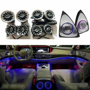 Altavoz de ventilación de aire con luz ambiental interior para Mercedes Clase S W222 S550 S500 S63 - Imagen 1 de 10