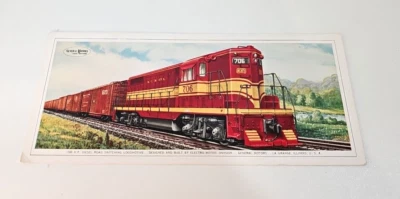C. 1940's-1950's GE EMD 1500 HP Switching Locomotive Data Card N C & STL RR - Image 1 of 2