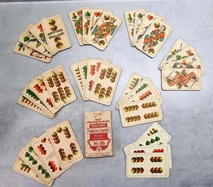 Altes Kartenspiel Schafkopfkarten Spiel Fränkisches Bild ASS Altenburg - Bild 1 von 4