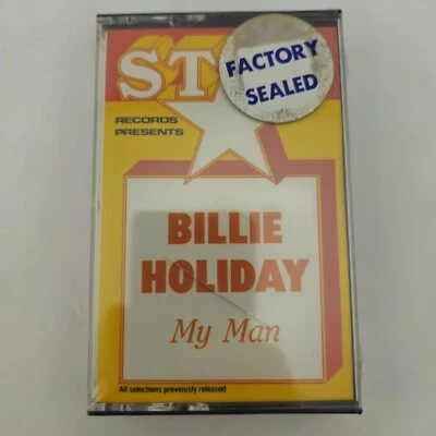 Billy Holiday - My Man - Cassette - 1985 - Sealed - Jazz - *Buy 2 Get 1 Free** - Image 1 of 4