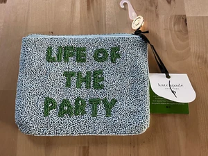 Kate Spade New York x Target - Life of the Party Perlen Clutch Tasche Blau/Grün - Bild 1 von 11