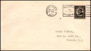 Scott 612 2 Cents Harding FDC Typed Address Washington, DC SCV $100.00 - Picture 1 of 2