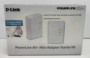 D-Link PowerLine AV+ Mini Adapter Starter Kit DHP-309AV Sealed - Picture 1 of 8