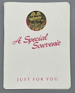 Vintage MAYFLOWER II Lesezeichen Plymouth Mass. Messing - Bild 1 von 4