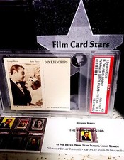 1949 Dinkie Movie Film Stars Card BETTE DAVIS w/TAB PSA 8.5 Pop. 3 (1 Higher)